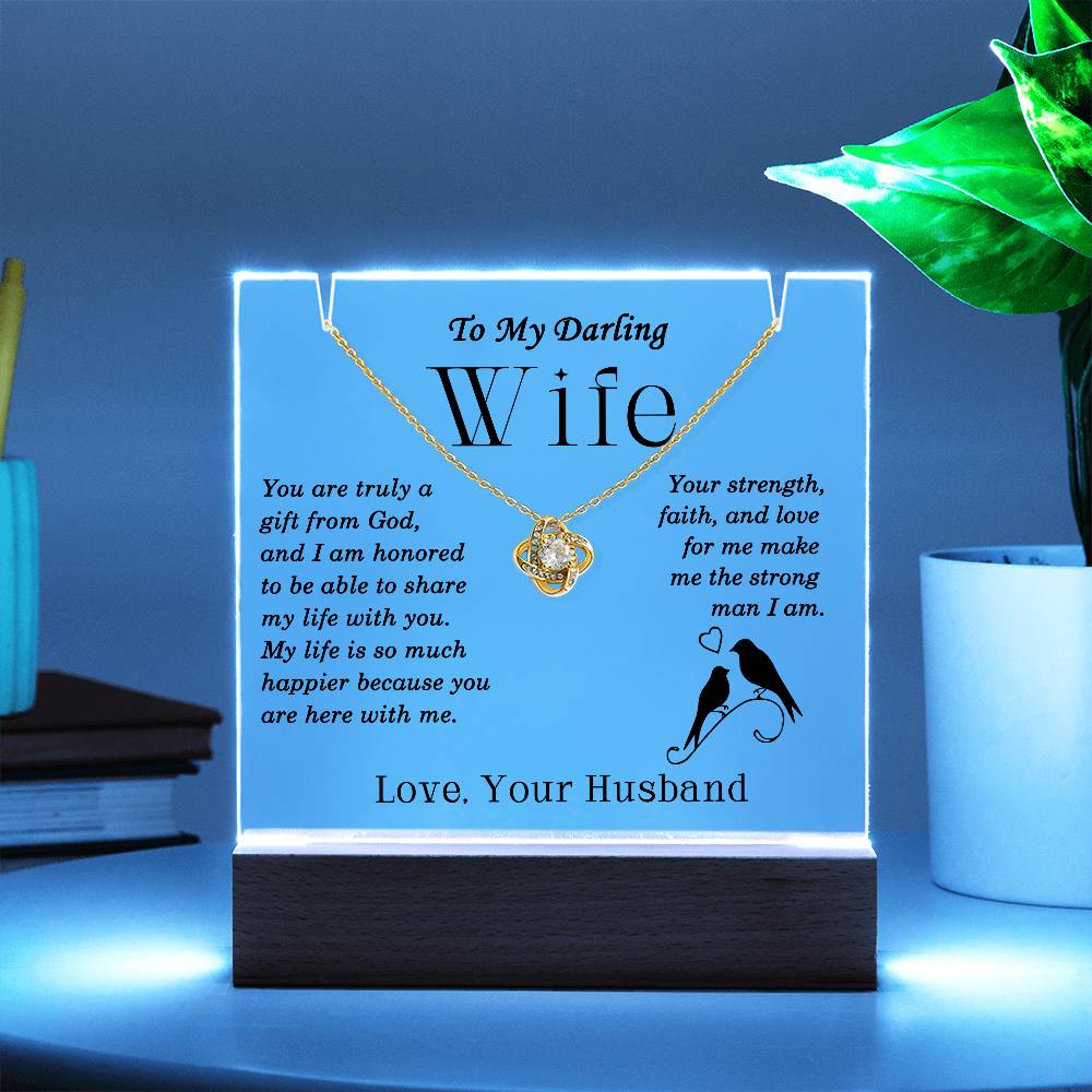 Heartfelt Note and a Thoughtful Gift to Wife