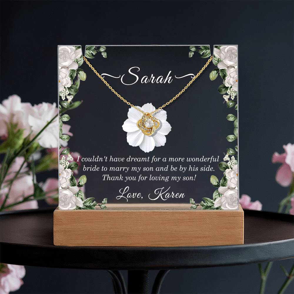 Daughter In Law Necklace Gift
