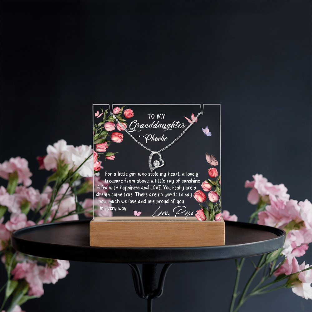 To My Granddaughter Necklace from Pop