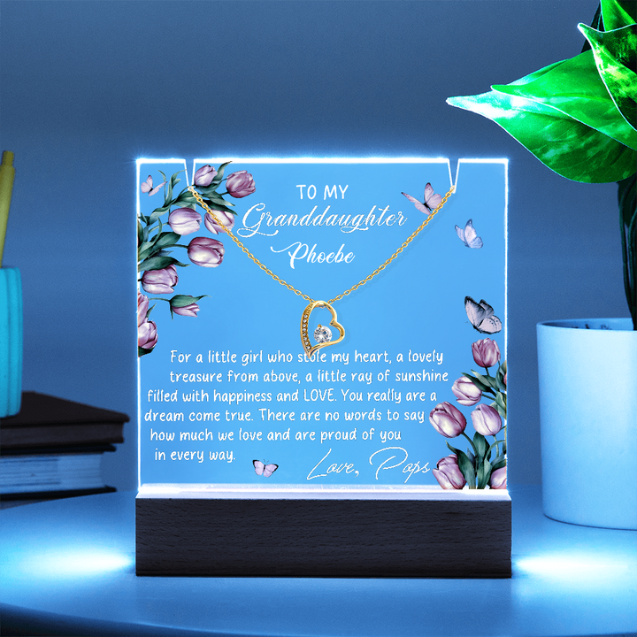 To My Granddaughter Necklace from Pop