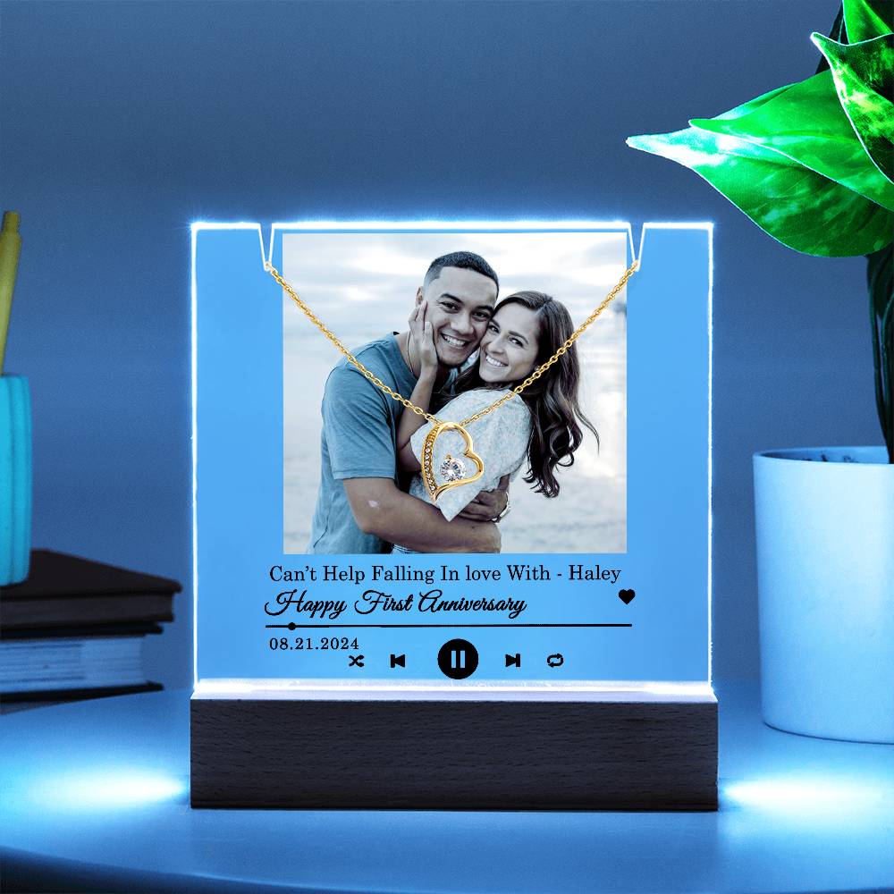 Personalized Song Photo Plaque