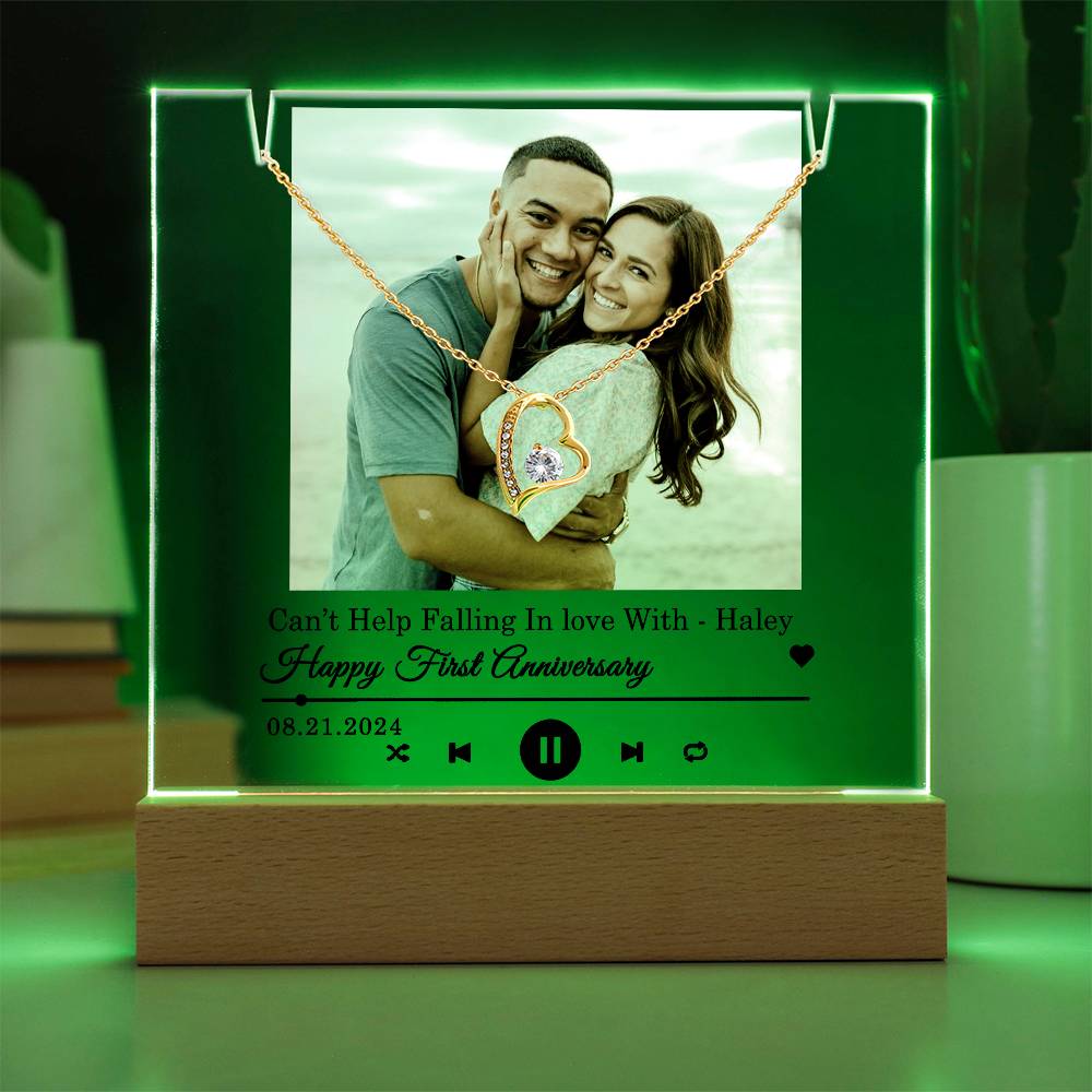 Personalized Song Photo Plaque