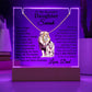 Personalized Daughter Plaque gift from Dad