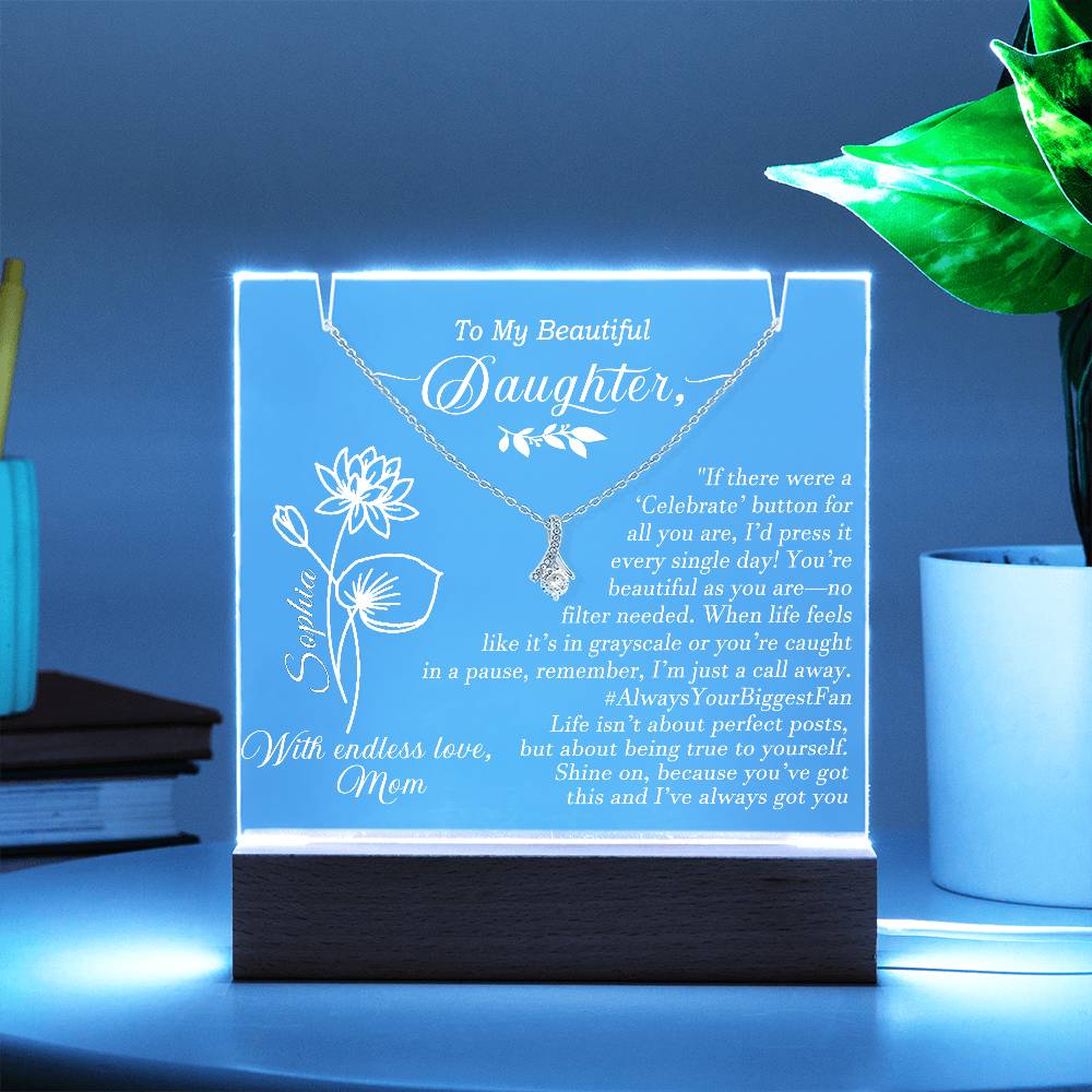 To My Daughter Plaque