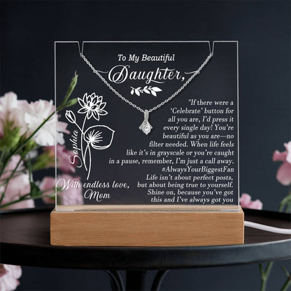 To My Daughter Plaque