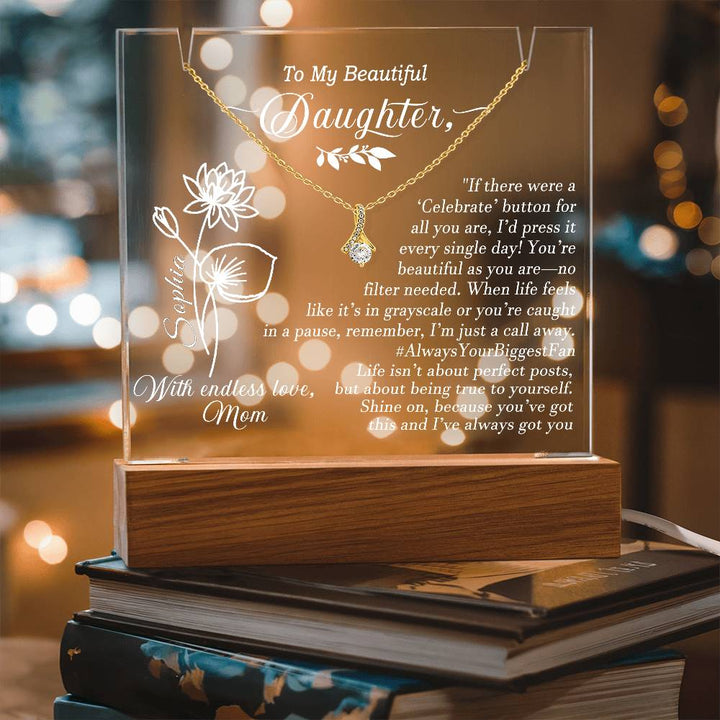 To My Daughter Plaque