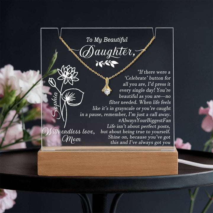 To My Daughter Plaque
