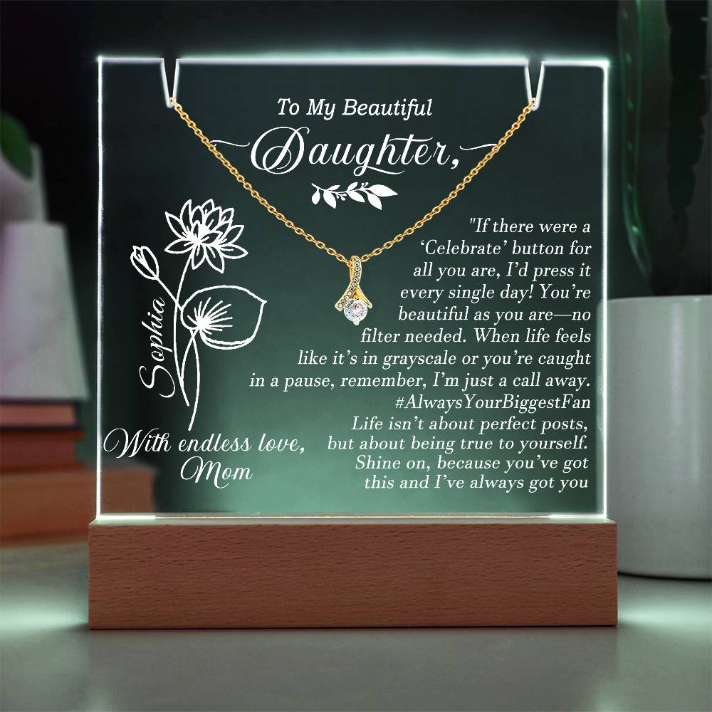To My Daughter Plaque