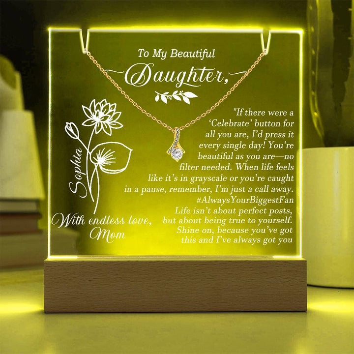 To My Daughter Plaque