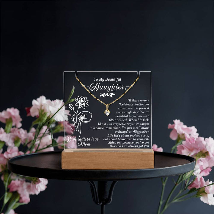 To My Daughter Plaque