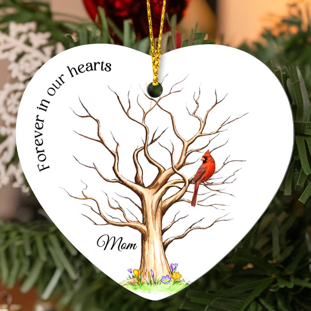 Loss of Mother Cardinal Ornament