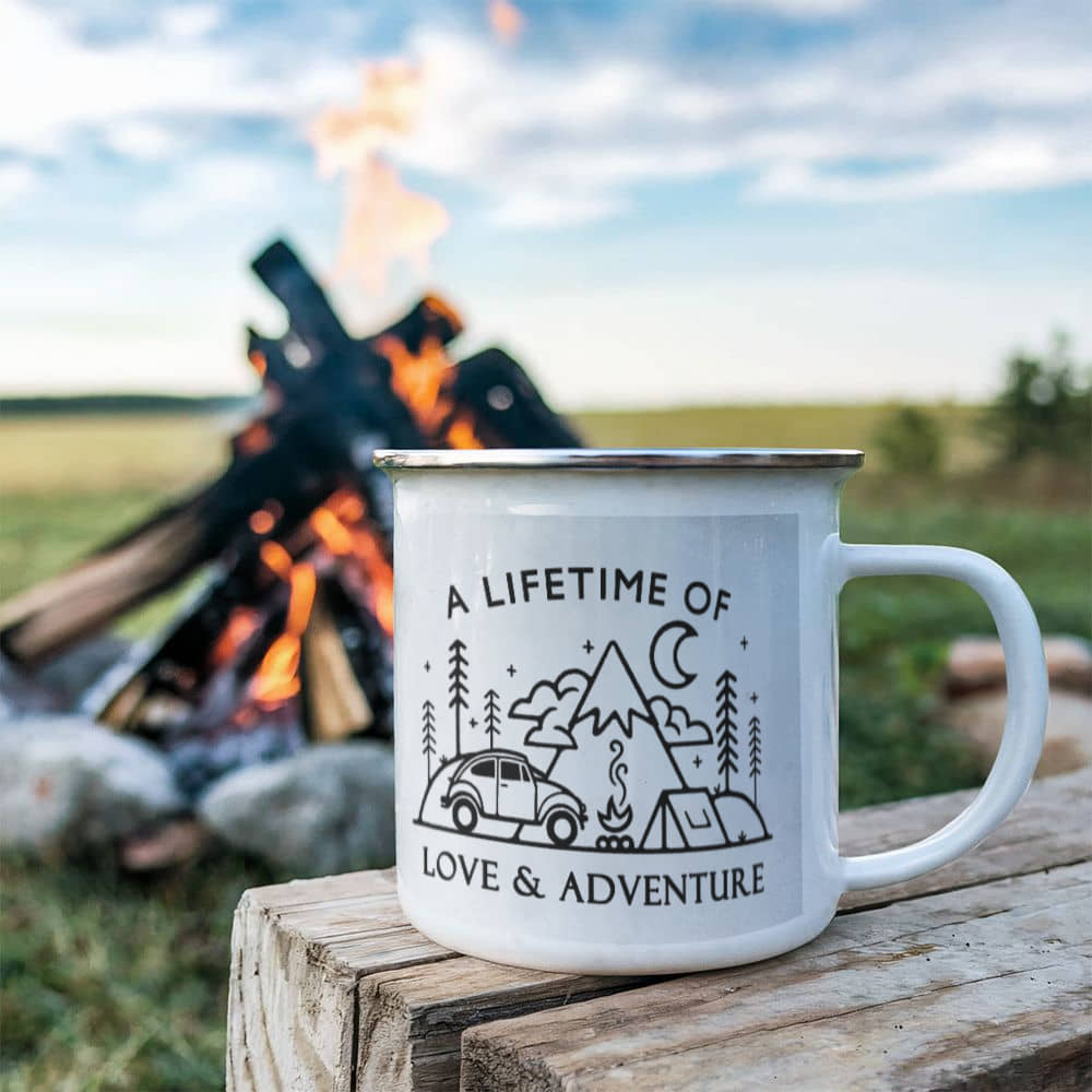 A Lifetime of Love & Adventure Couple Mug