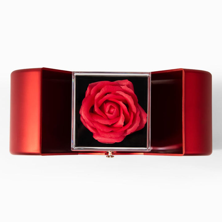To My Beautiful Wife – Rose Box Necklace with Love Message