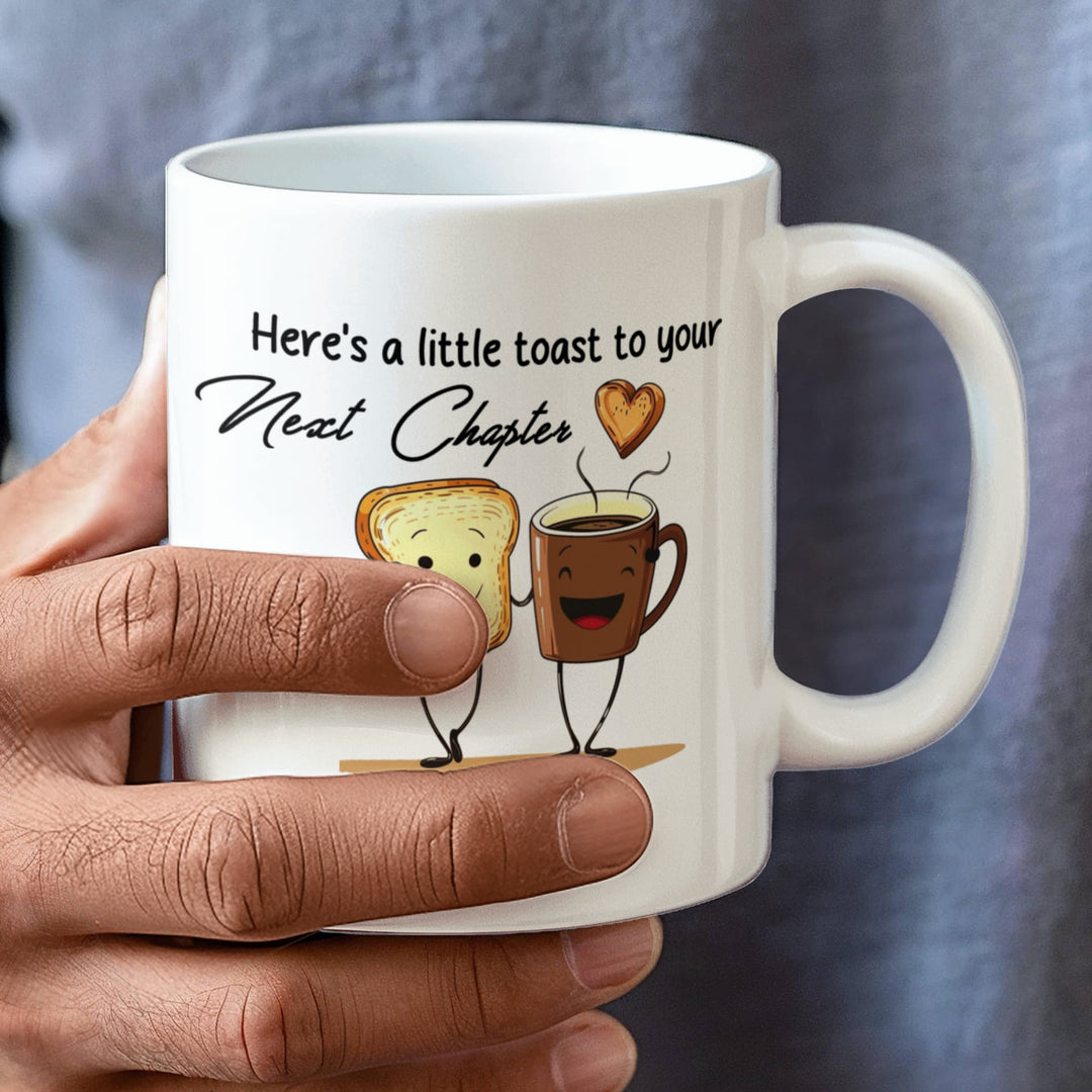 Personalized Toast and Coffee Retirement Mug
