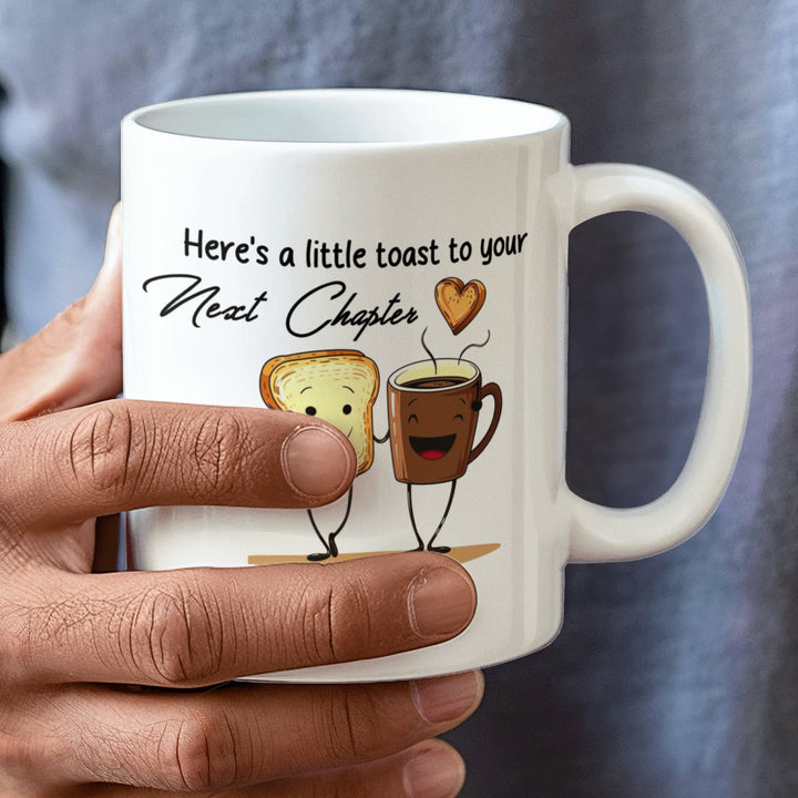 Personalized Toast and Coffee Retirement Mug