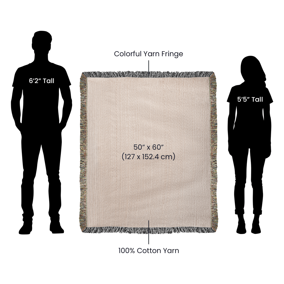 Personalized Grandma Woven Blanket