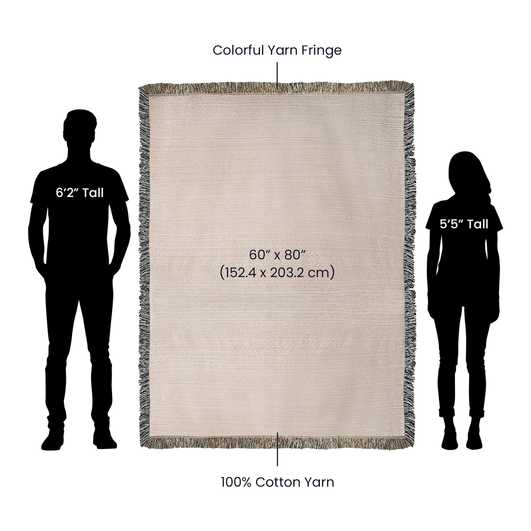 Personalized Grandma Woven Blanket
