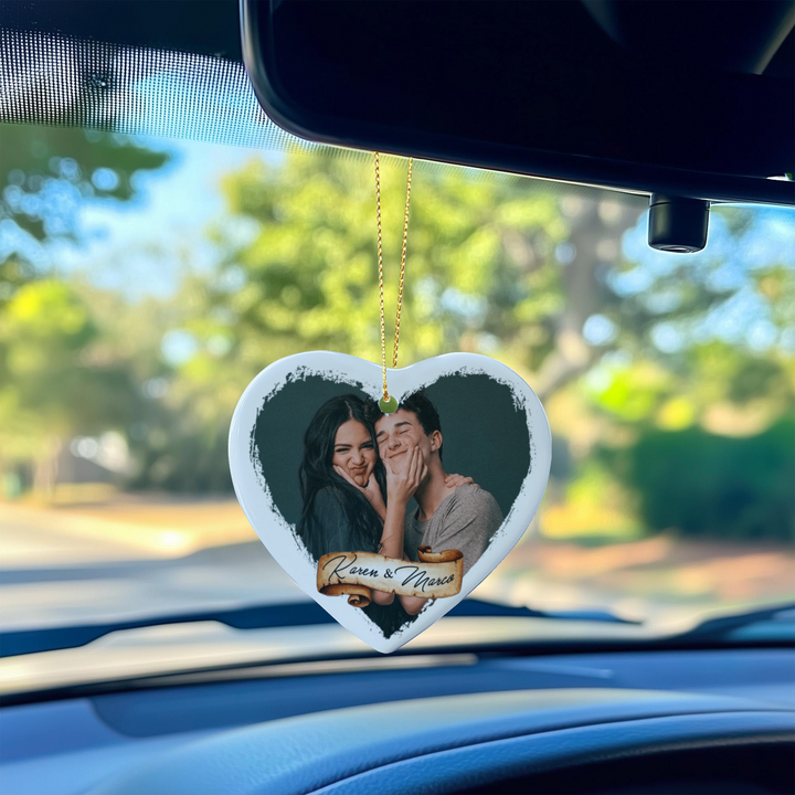 Personalized Couple Photo Ornament