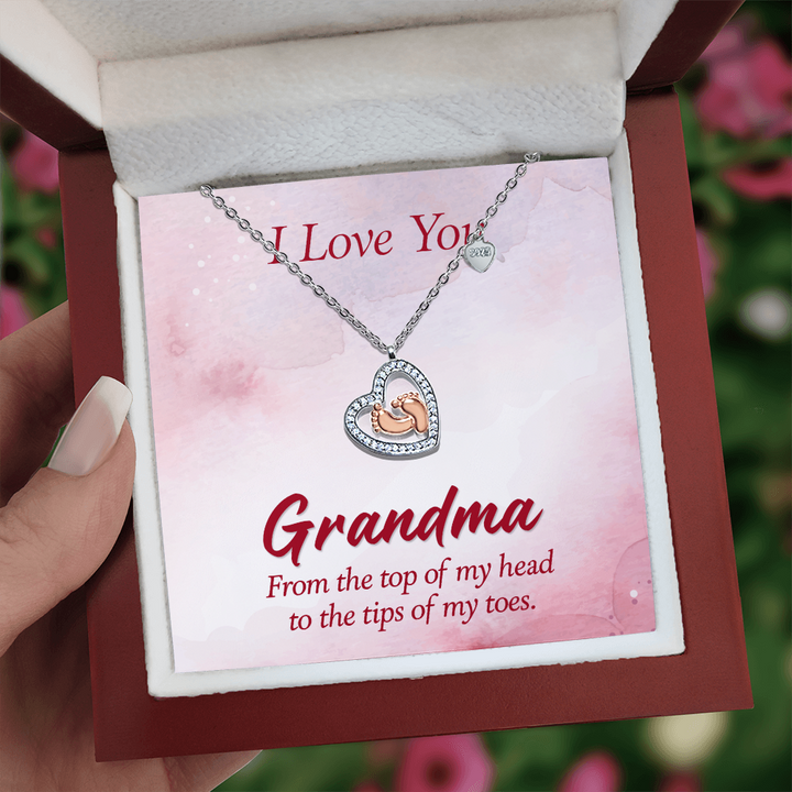 I Love You Grandma Acrylic Plaque – Heartfelt Gift from Grandchild, Grandmother Keepsake, Family Love Decor