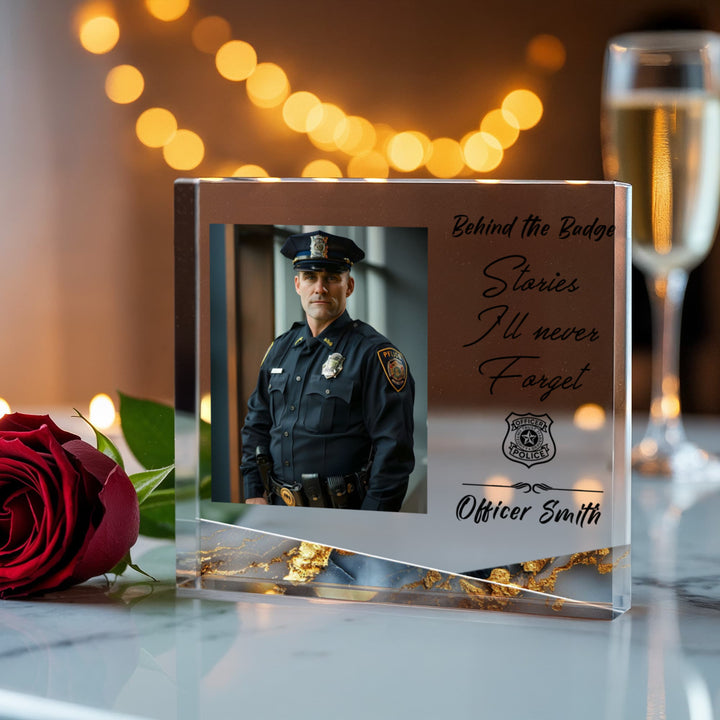 Police Retirement Keepsake