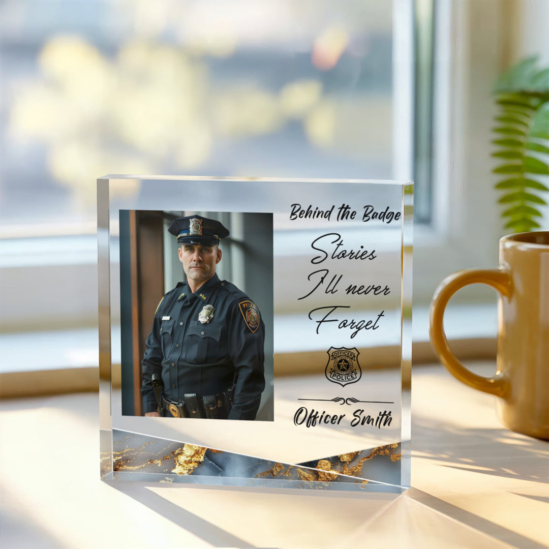 Police Retirement Keepsake