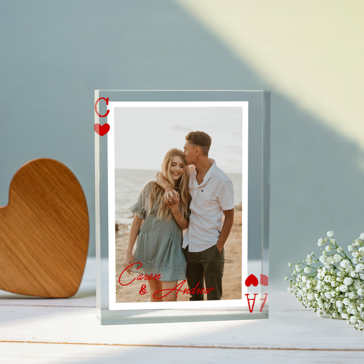 Custom Couple Photo Block Acrylic