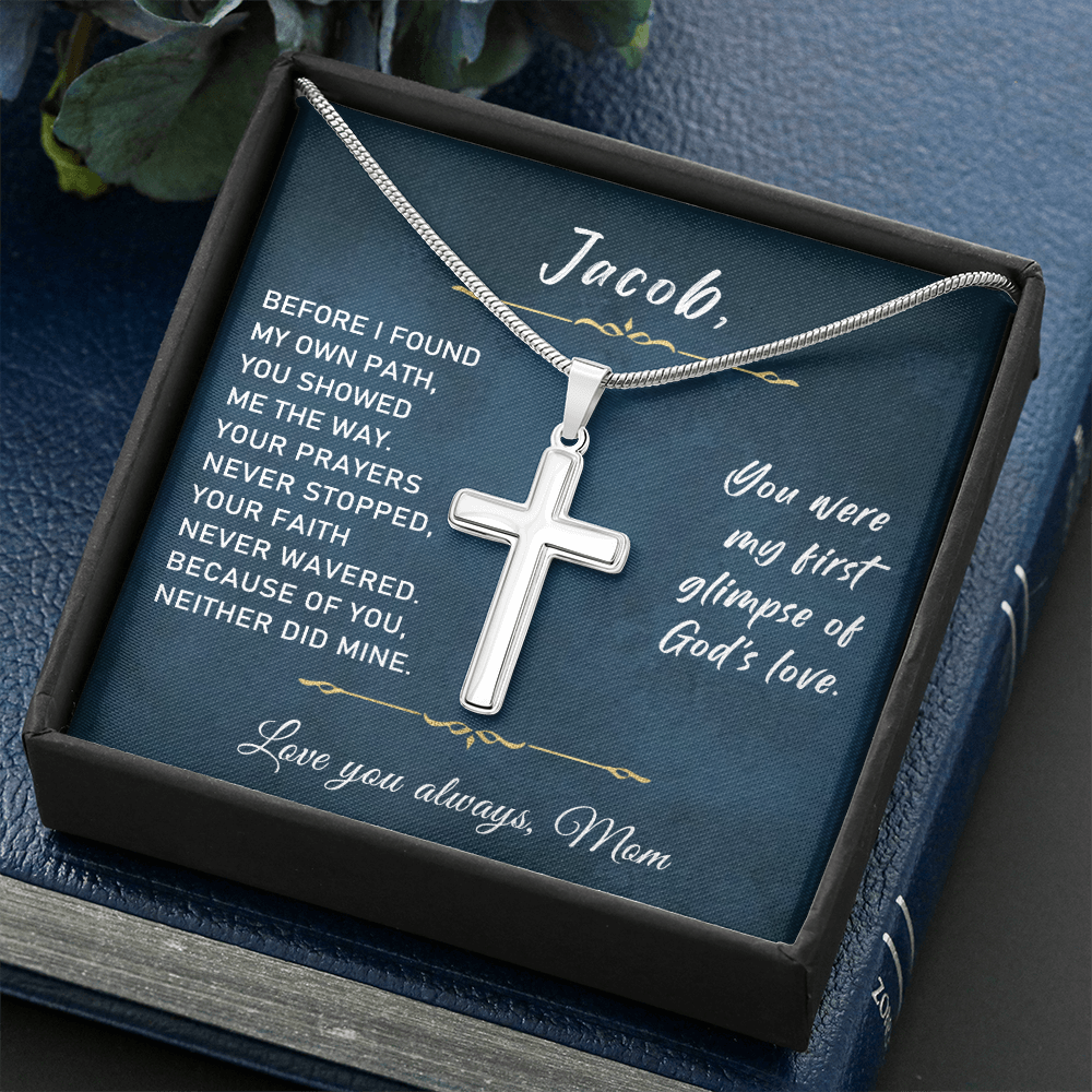 Religious Cross Necklace Gifts for Him