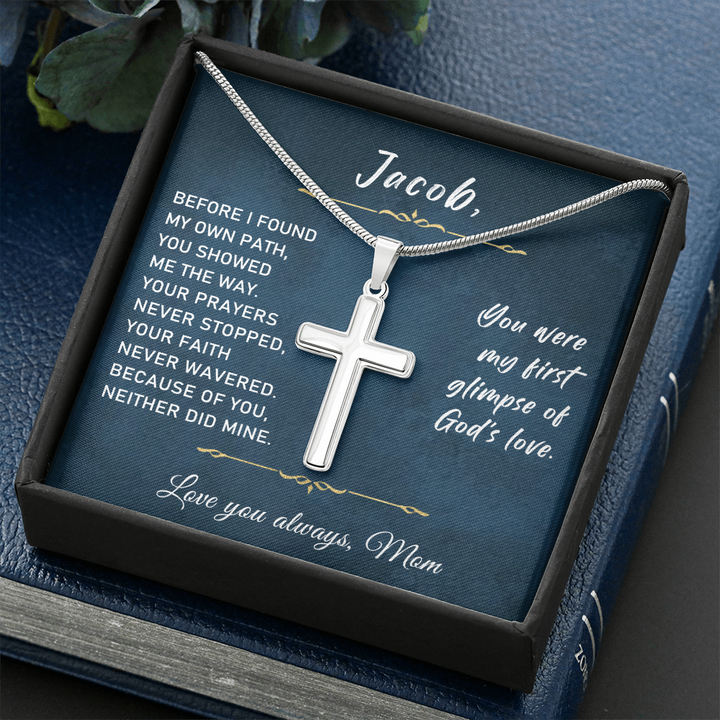 Religious Cross Necklace Gifts for Him