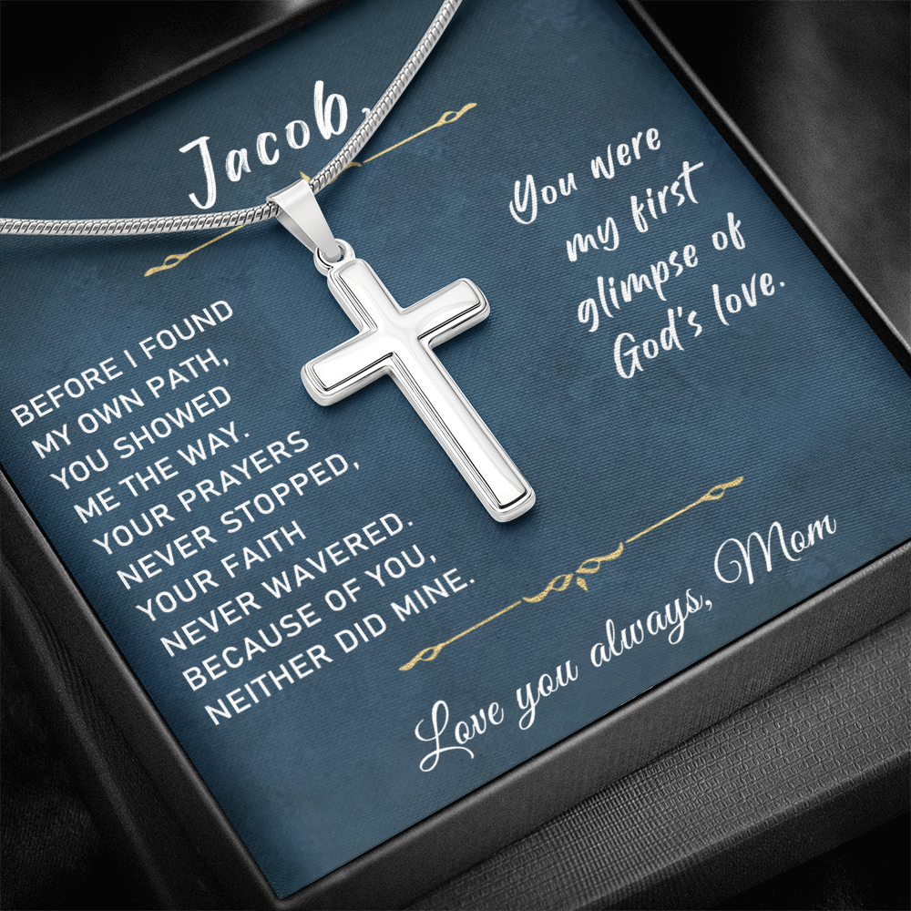 Religious Cross Necklace Gifts for Him
