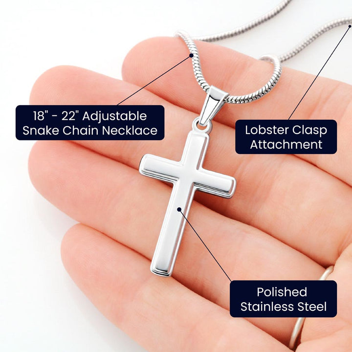 Religious Cross Necklace Gifts for Him