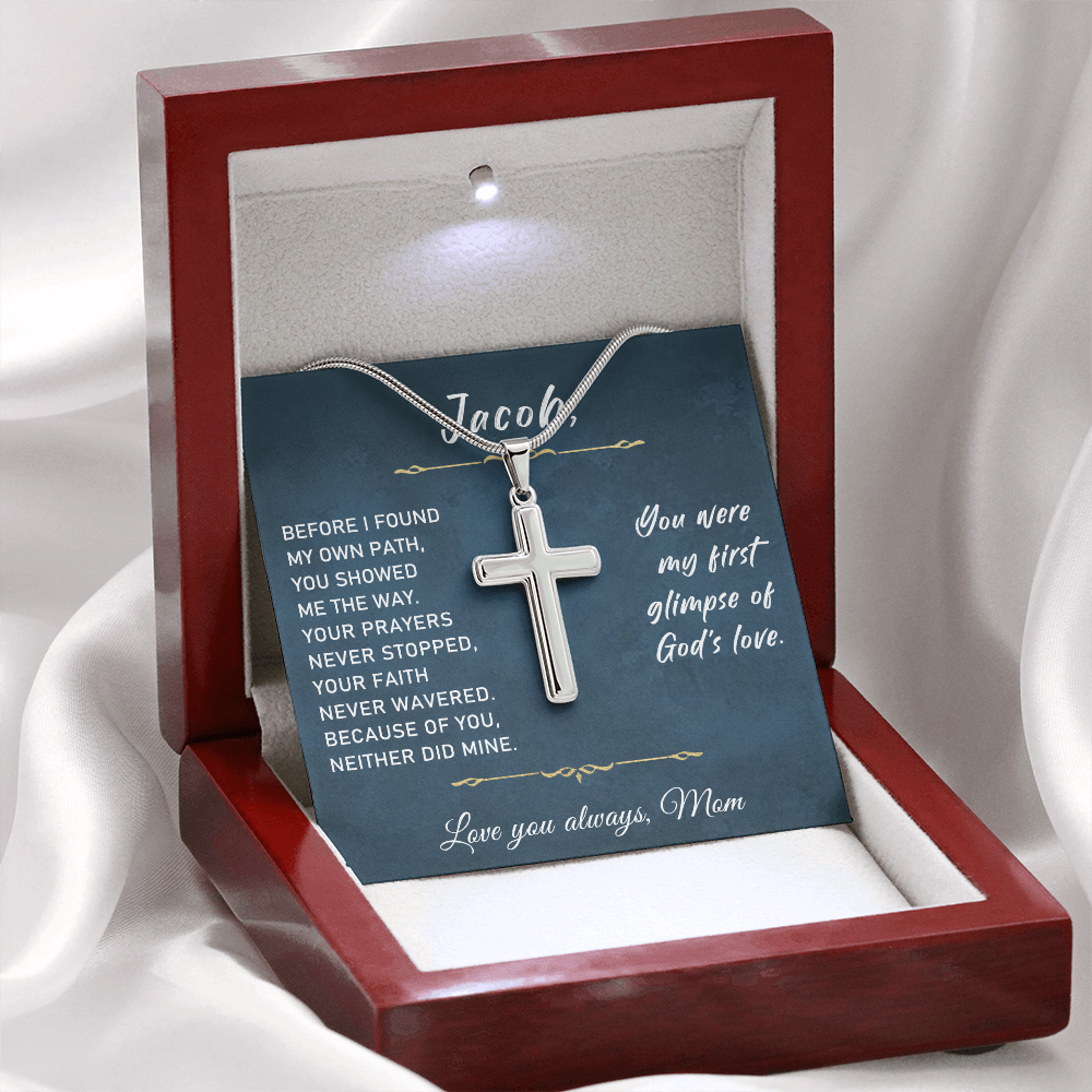 Religious Cross Necklace Gifts for Him