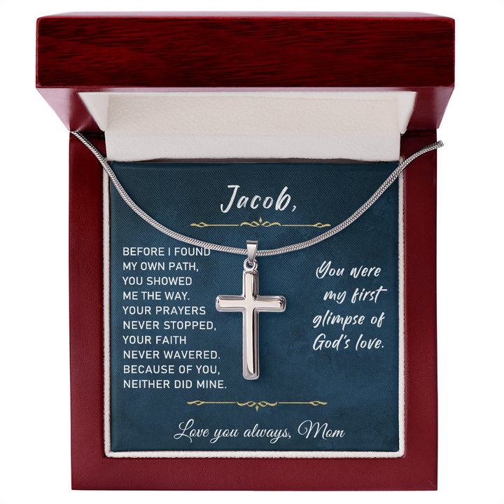 Religious Cross Necklace Gifts for Him