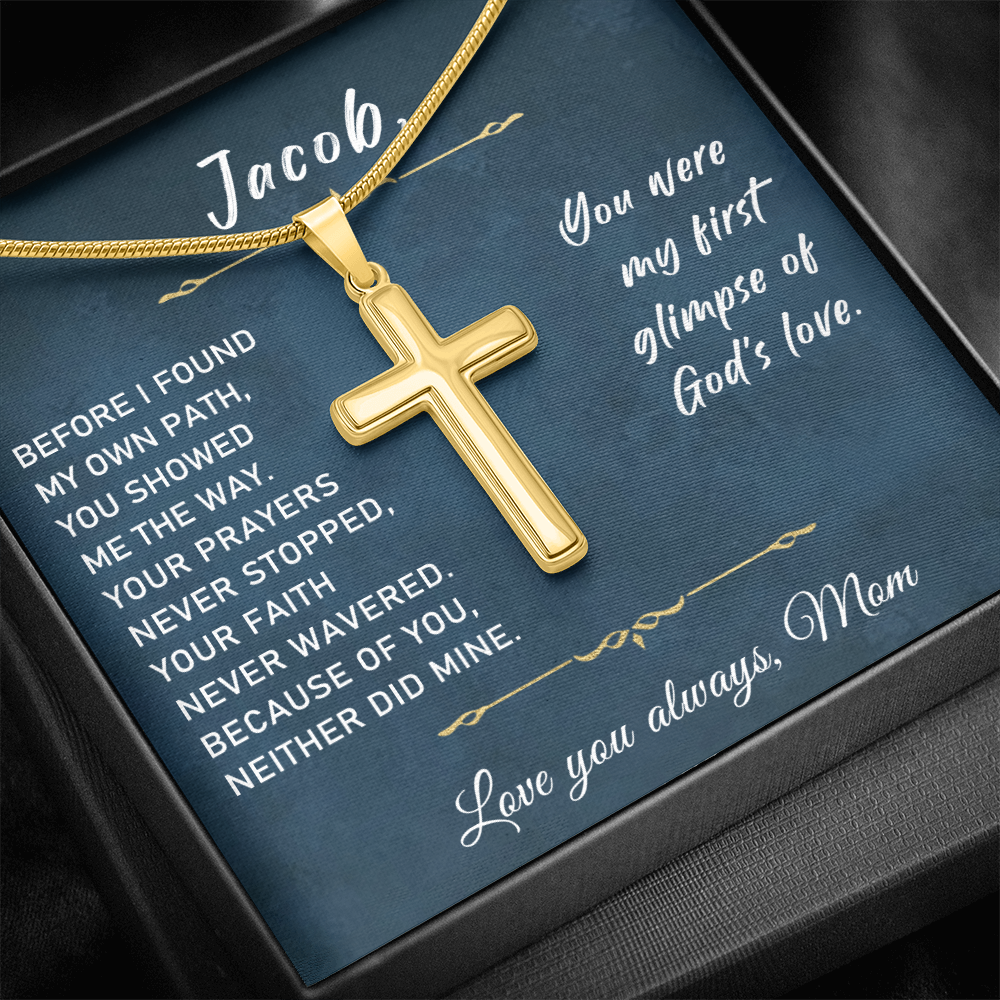 Religious Cross Necklace Gifts for Him