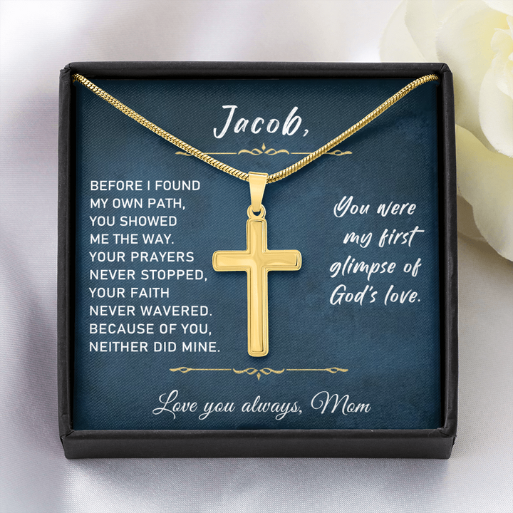 Religious Cross Necklace Gifts for Him