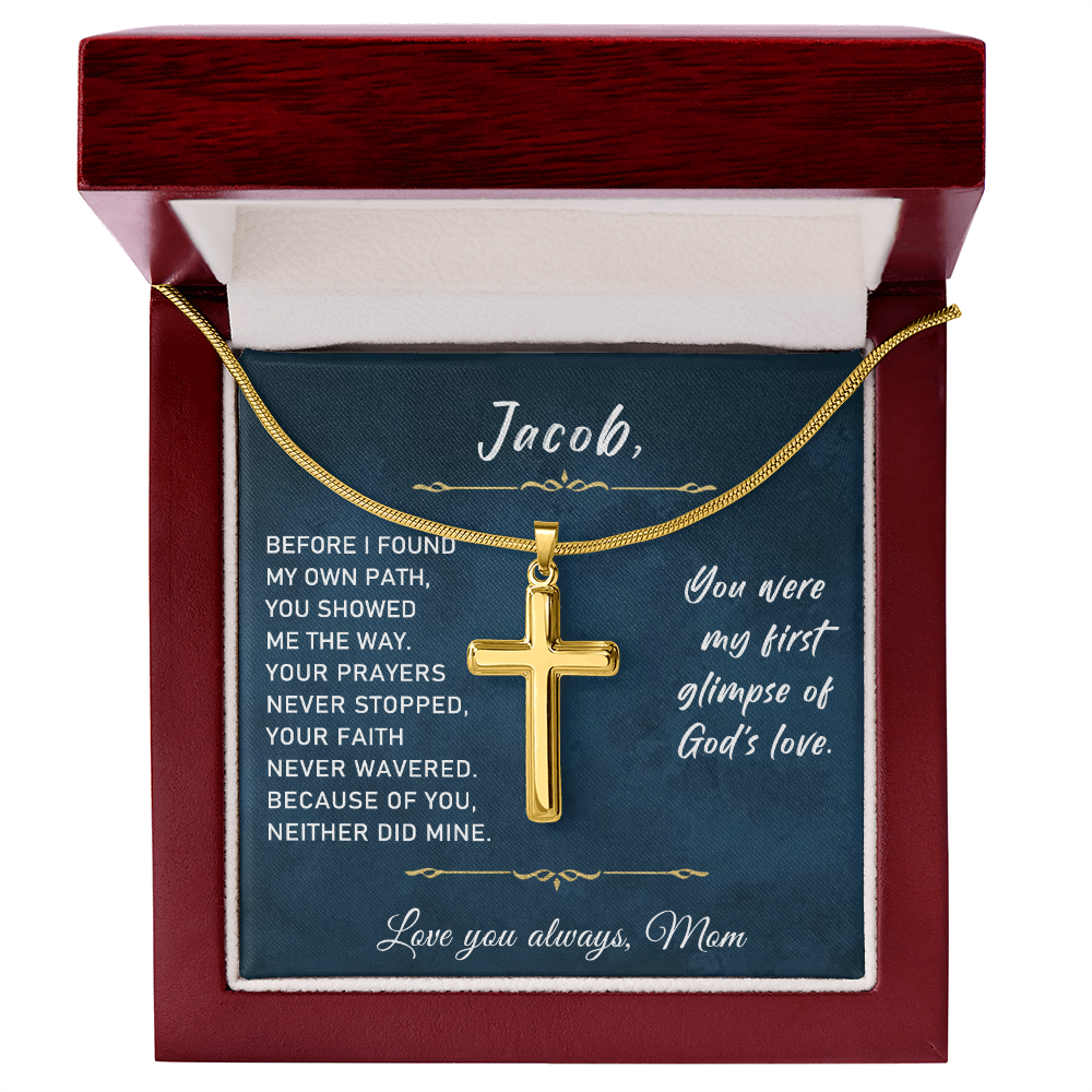 Religious Cross Necklace Gifts for Him
