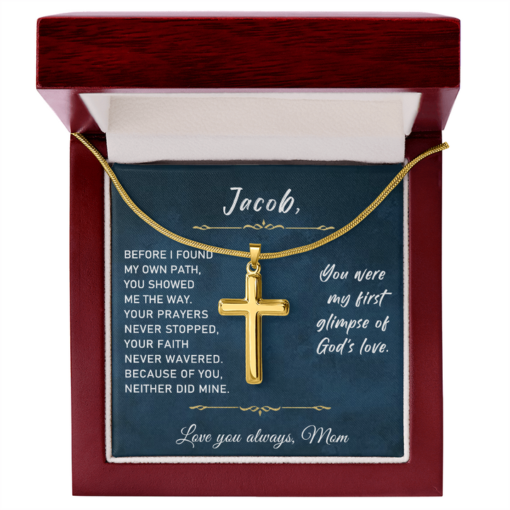 Religious Cross Necklace Gifts for Him