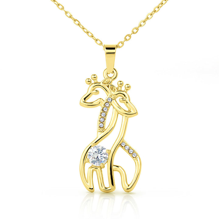 Necklace Gift for Daughters - Radiant Giraffe