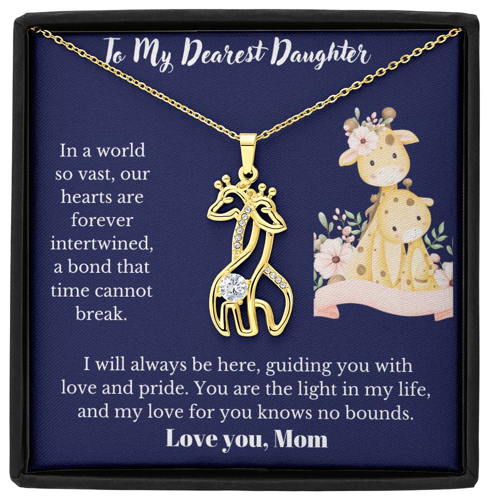 Giraffe Necklace for Your Daughter - Heartfelt Grace