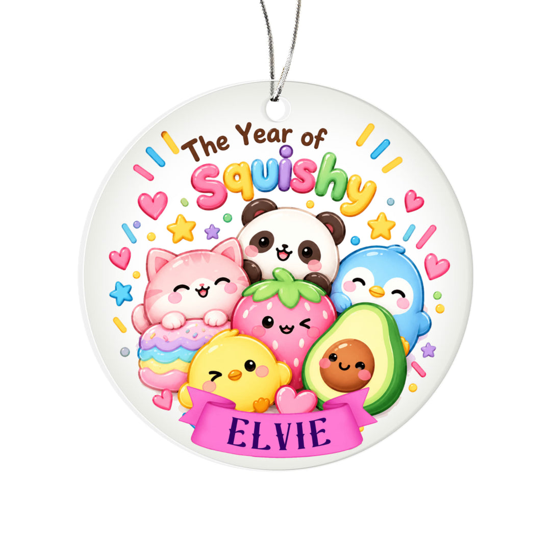 Year of Squishies Christmas Ornament