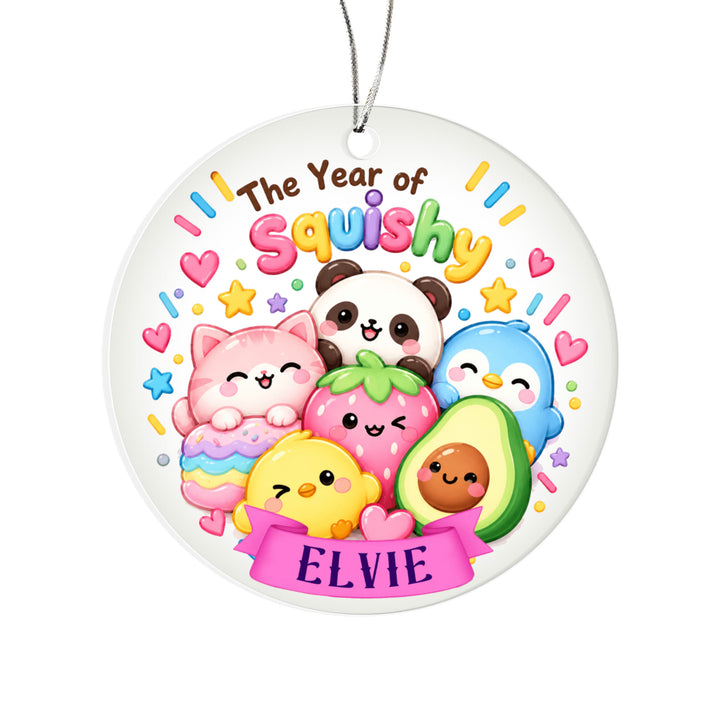 Year of Squishies Christmas Ornament