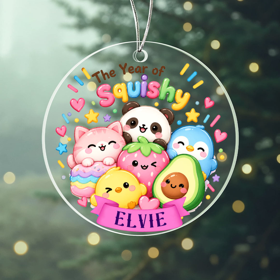 Year of Squishies Christmas Ornament