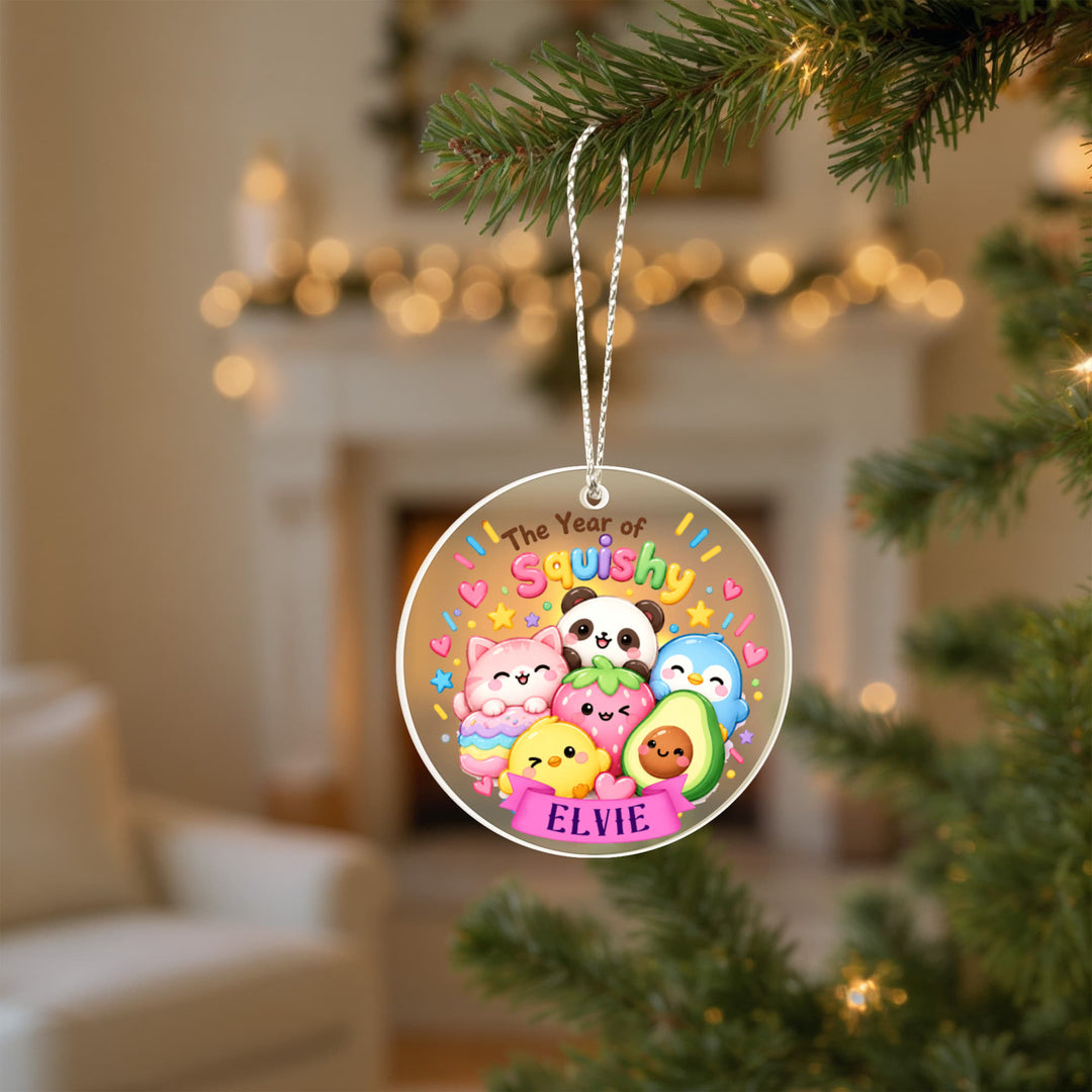 Year of Squishies Christmas Ornament