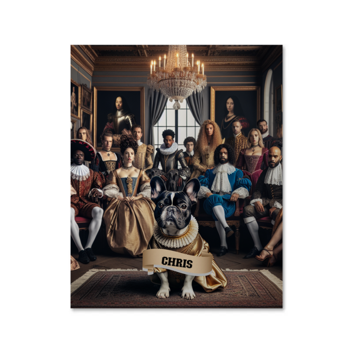 Noble Paws - Renaissance Royalty High Gloss Poster