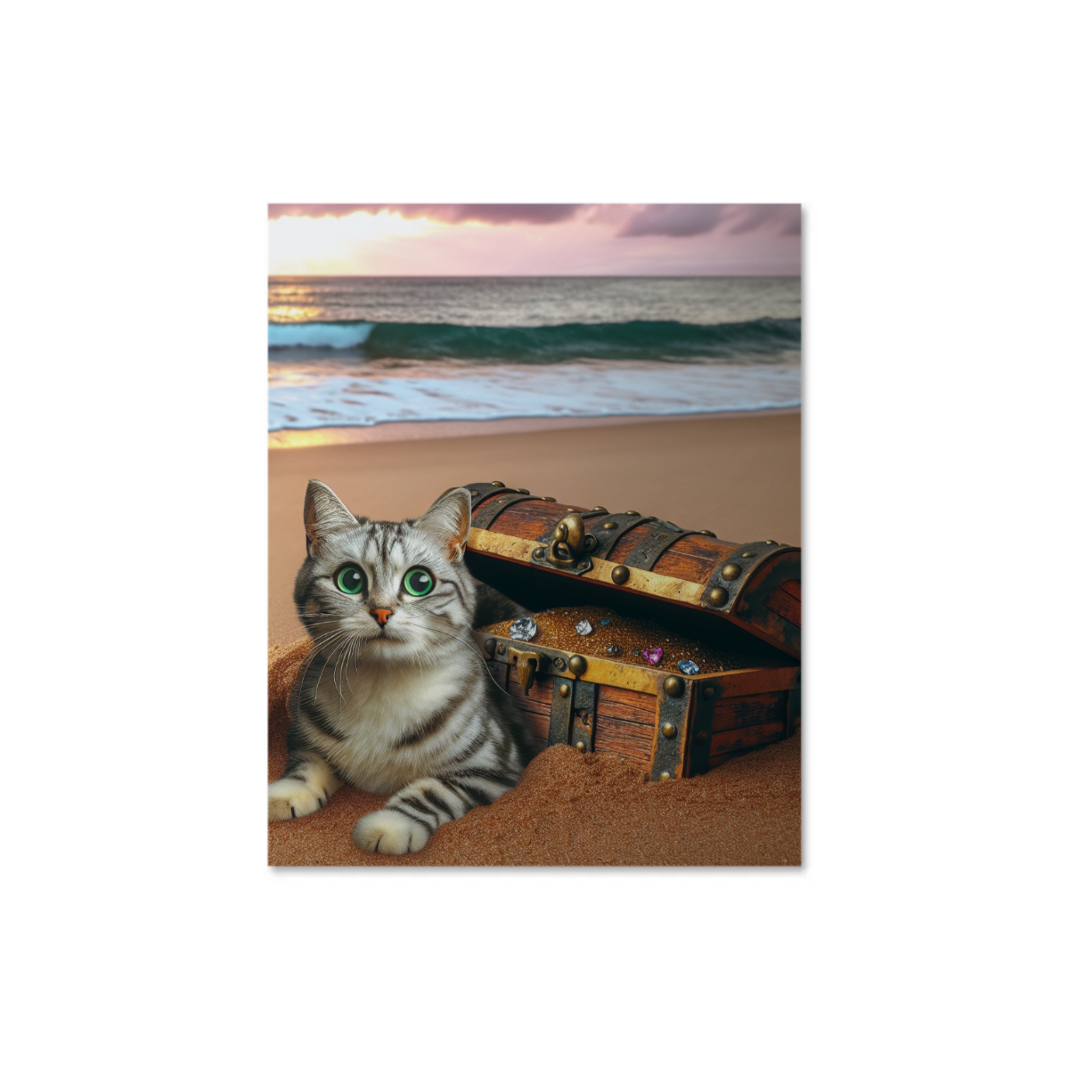 Pirate Paws: The Daring Feline Adventure High Gloss Poster