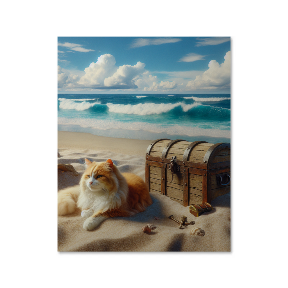 Pirate Paws: The Daring Feline Adventure High Gloss Poster