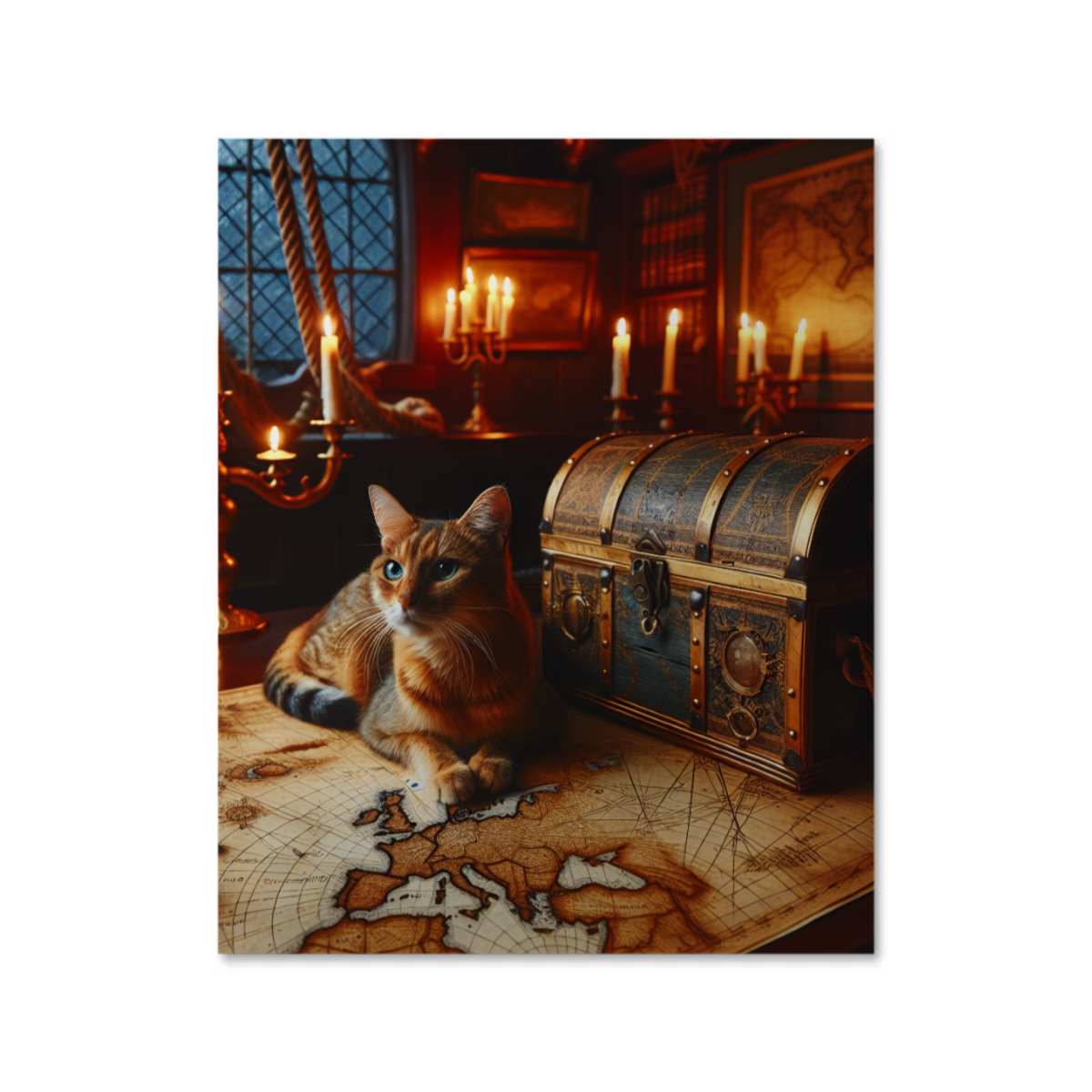 Pirate Paws: The Daring Feline Adventure High Gloss Poster