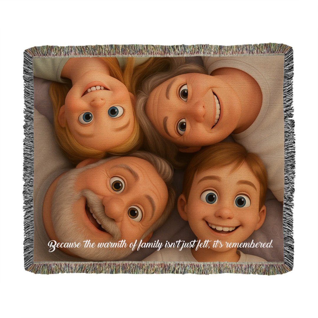 personalized blanket gift for grandparents or for grandkids