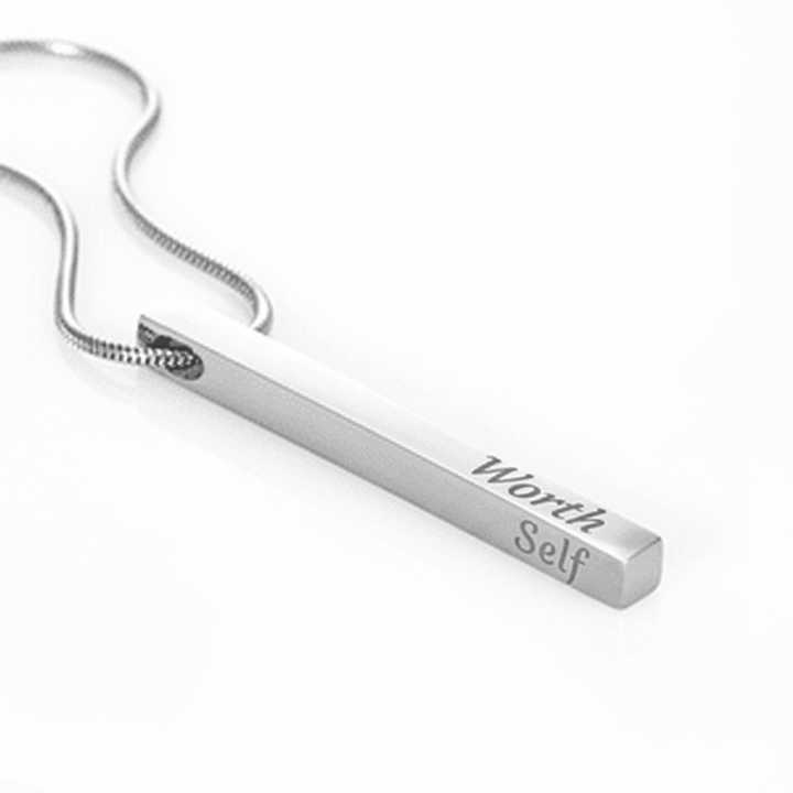 Engraved Bar Necklace – From Me to Me Gift