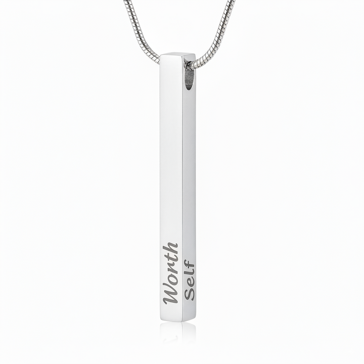 Engraved Bar Necklace – From Me to Me Gift