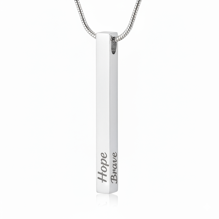 Engraved Bar Necklace – Gift of Encouragement